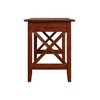 Writing Desk Modern Feel Walnut - AFI: Computer Table, Scratch-Resistant, Wood Frame, No Tools Assembly - 4 of 4