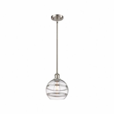 Rochester - 1 Light Stem Hung Mini Pendant In Industrial Style-9.88 Inches Tall and 8 Inches Wide