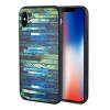 Reiko iPhone X/iPhone XS Embossed Wood Pattern Design TPU Case with Flowers - 2 of 4