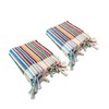 Olive & Linen Striped Turkish Terry Hand Towel - 4 of 4