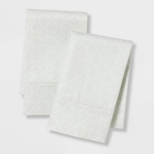 400 Thread Count Performance Printed Pillowcase Set - Threshold™ - 1 of 4