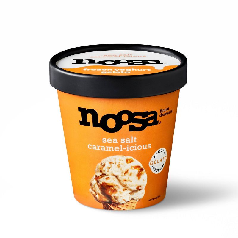 Noosa Frozen Yogurt Gelato Sea Salt Caramel - 14oz, 1 of 13