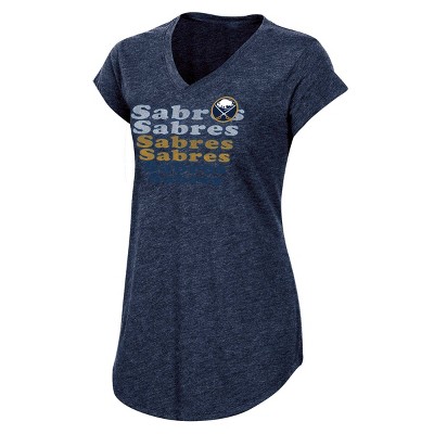 NHL Buffalo Sabres Women's Team Pride V-Neck T-Shirt