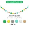 Unique Bargains Party Decorative Polyester Yarn Pom Pom Balls Garlands 8.2 Feet 2 Pcs - 2 of 4