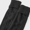 Women's Cable Super Soft Over the Knee Boot Socks with Foldover Cuff - Auden™ 4-10 - 3 of 3