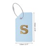 Unique Bargains Luggage Tag Light Blue 1 Pc - 2 of 4