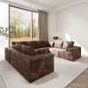 WJSHome 134 Inch Modular Cloud Couch, Boneless Sectional Couches for Living Room, Deep Seat Corduroy Fabric No Assembly Required Sleeper Sofa - 3 of 4