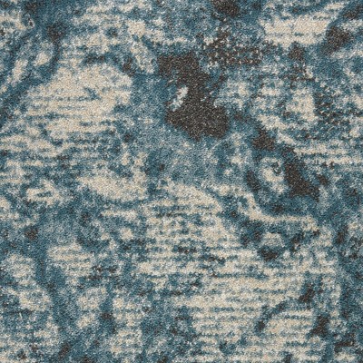 Maxell Ivory Abstract 9'3" x 12'9" Synthetic Round Rug