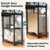 Bestier 47inch Computer Desks with Reversible Bookshelf, Standing Writing Desk for Home Office/Studying/Gaming - 3 of 4