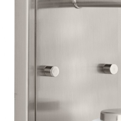 Spenser Brushed Nickel 1-Light Vanity with Opal Glass Shade