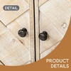 Luxury Multi-Functional MDF Sideboard– Handwoven Wood Slat Doors, Tiered Stepped Design & Premium Solid Wood Veneer - Leovsnove - 4 of 4