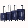 Coolife 6-piece luggage set,expandable hard shell luggage set with rotating wheels,lightweight travel luggage set - 3 of 4