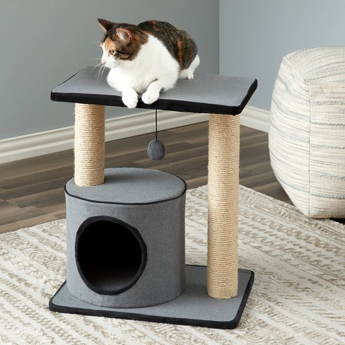 Two By Two Cherry Cat Tower Gray Target