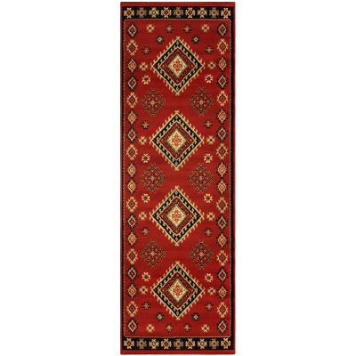 Diamond Geometric Modern Floral Bohemian Rustic Plush and Durable Power-Loomed Indoor Area Rug by Blue Nile Mills