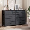 45" Wide TV Stand Dressers with 10 Drawers Fabric Dressers for Bedroom, Modern Chest of Drawers, Lightweight Large Storage Organizer - 3 of 4