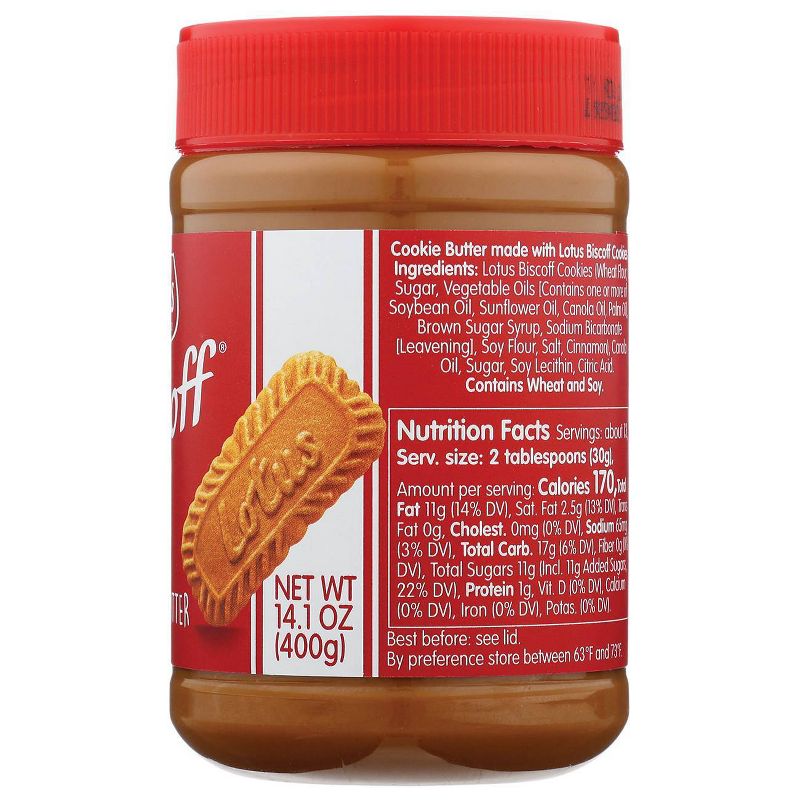 Biscoff Creamy Cookie Butter Spread - 14oz, 4 of 10