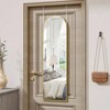 Door Mirror Full Length Over Door Wall Mirror 14x48 Inch Gold Hanging Rectangular Home Decor Mirror Strong Metal Frame - 2 of 4