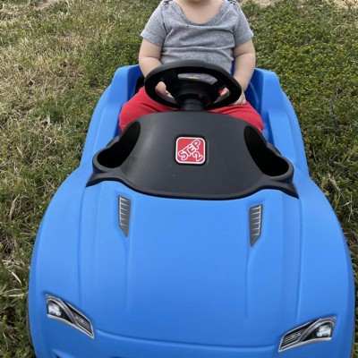 Voiture Enfant Porteur Auto Step2 Whisper Ride Rose  Véhicule Jouet avec  Barre de Poussée dès 1.5 ans rose - Step2