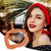 Unique Bargains Women's Simple Solid Elastic Cross Headwrap 1 Pc - 2 of 4