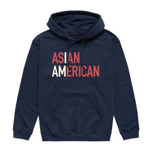 Men's - Instant Message - I Am Asian American Graphic Fleece Pullover Hoodie - 1 of 4