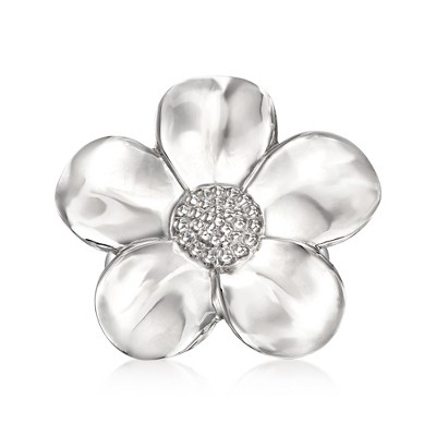 Ross-Simons Italian Sterling Silver Flower Ring
