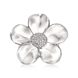 Ross-Simons Italian Sterling Silver Flower Ring - 1 of 4