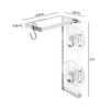Impresa 2Pack Suction Cup Window Hanger - Strong Suction Cups - Made From Weather-Resistant Acrylic - 3 of 4