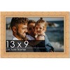 PosterPalooza | 13x9 Modern Bamboo Picture Frame, UV Acrylic, 5 Finishes - 2 of 4