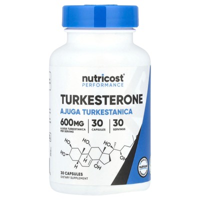 Nutricost Performance, Turkesterone, 30 Capsules