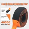 VEVOR Recovery Tow Strap 4" x 30', 46,500 lbs Break Strength, Triple Reinforced Loop Straps, Tree Saver, Off Road Towing and Recovery - 3 of 4
