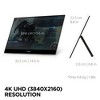 ViewSonic VX1655-4K 15.6 Inch 4K UHD Portable LED IPS Monitor with 2 Way Powered 60W USB C, Mini HDMI, Dual Speakers, and Built in Stand with Tripod - 4 of 4