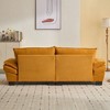 Kumasinova 84" Corduroy Sleeper Sofa with 23" Deep Seat, Upholstered Loveseat Sofa with 2 Supportive Pillows, Couches for Living Room - 2 of 4
