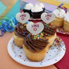NCAA Loyola Marymount University Lions Heart Love Cupcake Picks Toppers Decoration Set of 6 - 4 of 4