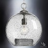 Urban Ambiance Luxury Vintage Pendant,  14"H x 11-3/4"W,  Brushed Nickel Finish, UHP2582 - 3 of 4