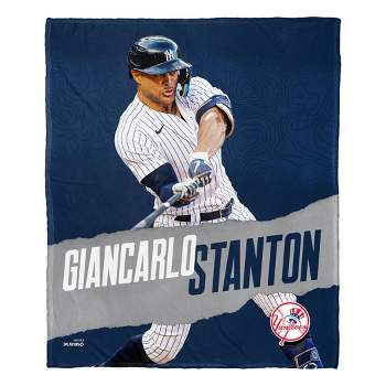 50"x60" MLB New York Yankees 23 Giancarlo Stanton Silk Touch Throw Blanket