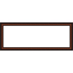 Amanti Art Cyprus Walnut Narrow Framed Dry Erase Magnetic Board - 1 of 4
