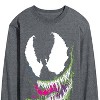 Men's - Marvel - Venom Head Long Sleeve Graphic T-Shirt - 2 of 4
