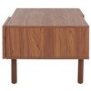 Silvanna 2 Door Coffee Table - Walnut/Natural - Safavieh - image 4 of 4