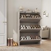 TruAIR Drawer Wooden Shoe Cabinet - Space-Saving Flip-Drawer Organizer for Entryway, Hallway & Living Room - 3 of 4