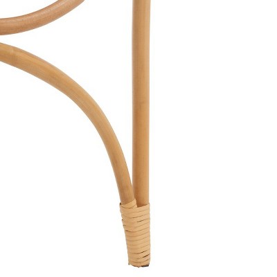 Natural Rattan 3-Tier Wall Mounted Towel Hanger
