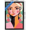 Trends International Reinders: Portraits - Vibrant Woman II Framed Wall Poster Prints - 3 of 4