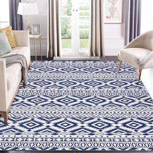 Area Rug Washable Rug Indoor Soft Rugs for Living Room Non Slip Accent Carpet - 1 of 4