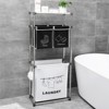 SEVOBAL Laundry Bags and Baskets Laundry Hamper 3 Tier Laundry Sorter with 4 Removable Bags for Organizing Clothes, Laundry, Black, 23.2"*11.4"*53.5" - 2 of 4