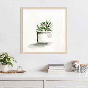 Amanti Art Potted Botanicals IV by Marcy Chapman Framed Wall Art Print - 1 of 4