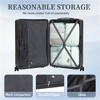 BEAFUP 20"/24"/28" 3 pcs/set in ABS Spinner Wheel Luggage, Carry on Suitcase, Matching Color, TSA Combination Lock - 4 of 4