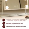 VANITII Hollywood Vanity Makeup Mirror- 12 LED Bulbs -12''×16'' -White-3 Color Adjustable - 3 of 4
