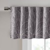 Gracie Mills Saffron Botanical Embroidered Faux Silk Window Valance - 2 of 4