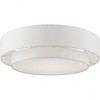 Livex Lighting Meridian 4 - Light Semi-Flush Mount in  Brushed Nickel - 3 of 4