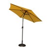 PAGED 8.8FT Patio Umbrella Aluminum Market Umbrella with Tilt, Crank and 42 Pound Square Resin Umbrella Base for Outdoor - 2 of 4