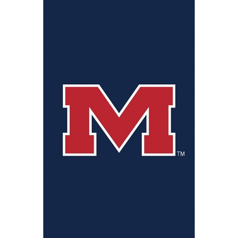 Evergreen University of Mississippi Garden Applique Flag- 12.5 x 18 Inches Outdoor Sports Decor for Homes and Gardens - image 1 of 2